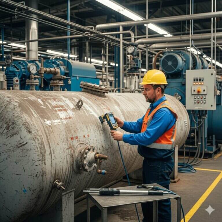 קולט אוויר במפעל או במוסך